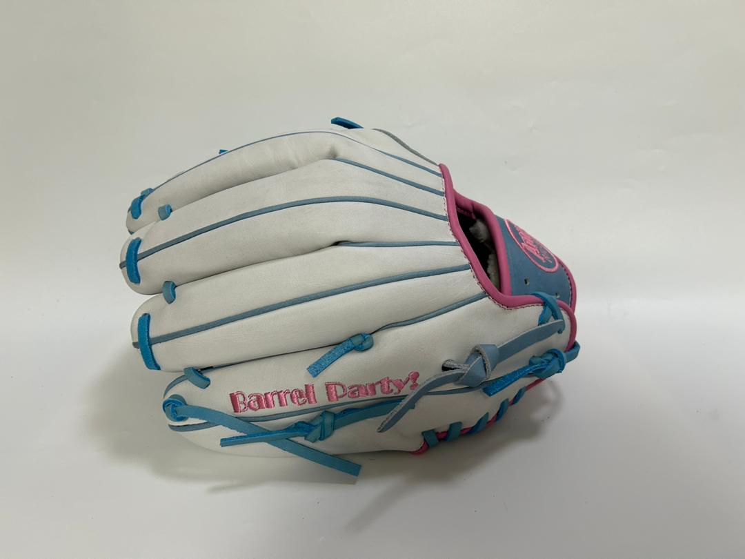 Atown Bat Co. Barrel Party Carolina Blue Outfield/Pitchers Modified Trapeze Glove