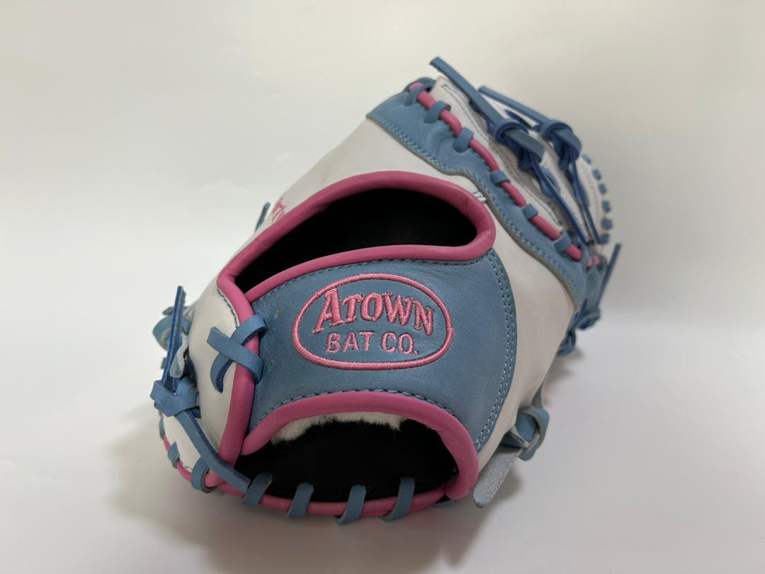 Atown Bat Co. Barrel Party Carolina Blue First Base Glove