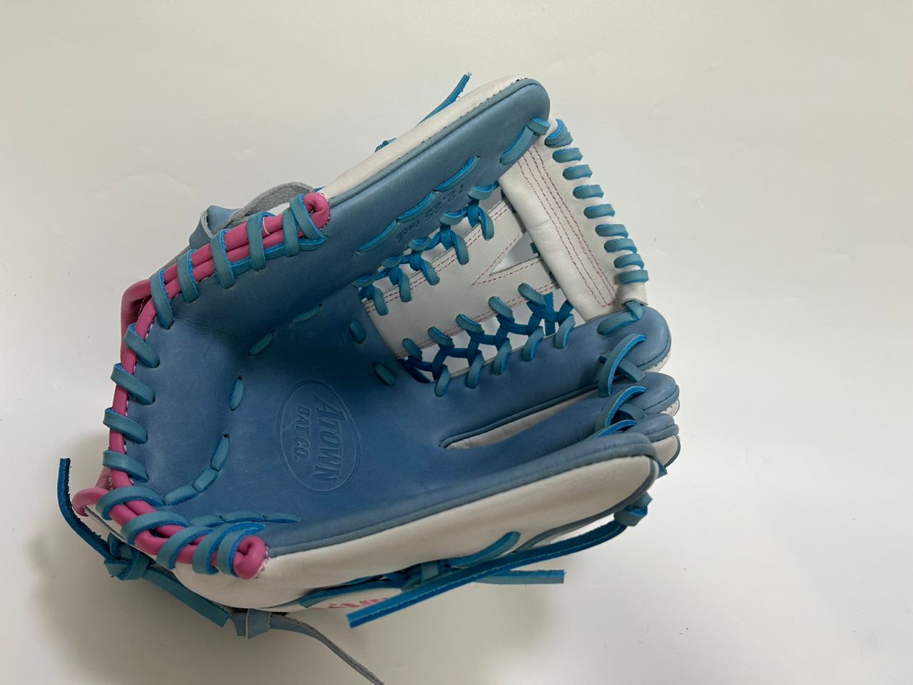 Atown Bat Co. Barrel Party Carolina Blue Outfield/Pitchers Modified Trapeze Glove