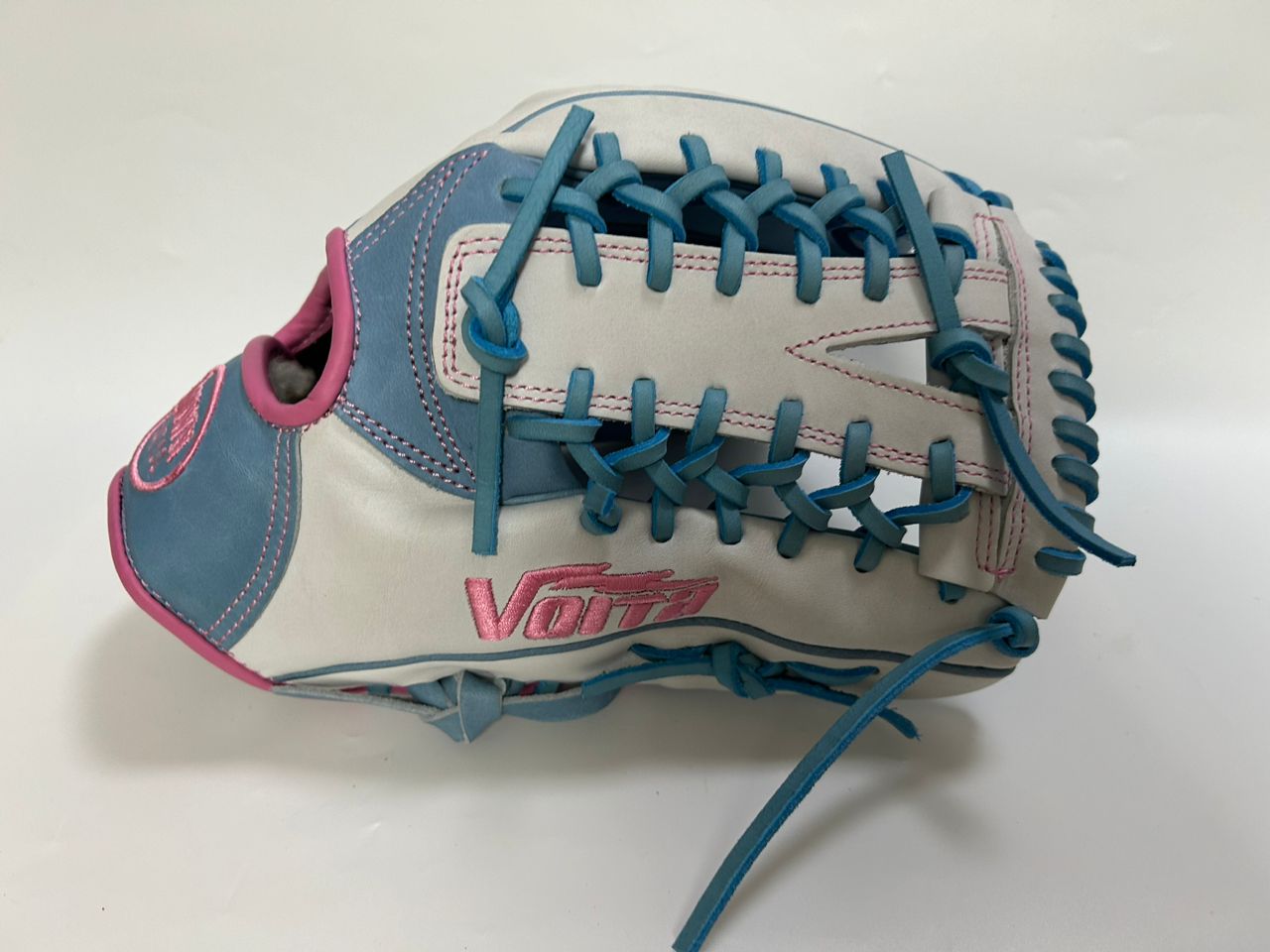 Atown Bat Co. Barrel Party Carolina Blue Outfield/Pitchers Modified Trapeze Glove