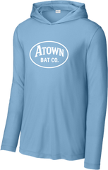 Atown Bat Co. Long Sleeve Hoodie Performance Shirt